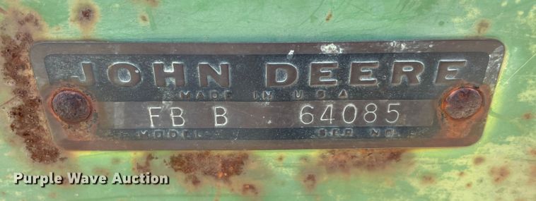 image for item KJ9700 John Deere FB B  grain drill