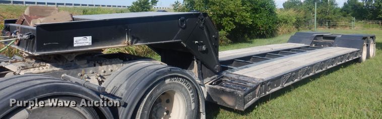 image for item DB7941 1989 Talbert TDW-35S-HRG-1-T1  lowboy equipment trailer