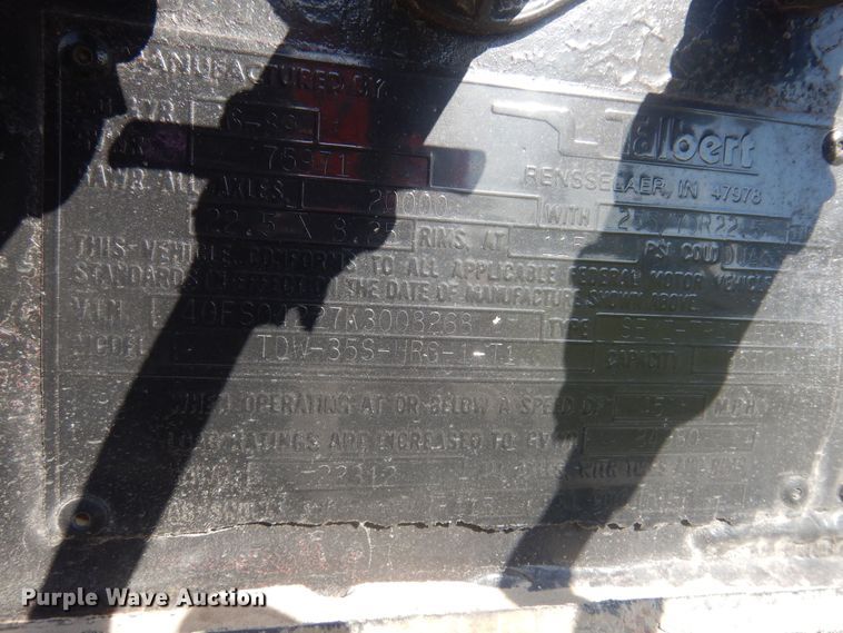 image for item DB7941 1989 Talbert TDW-35S-HRG-1-T1  lowboy equipment trailer