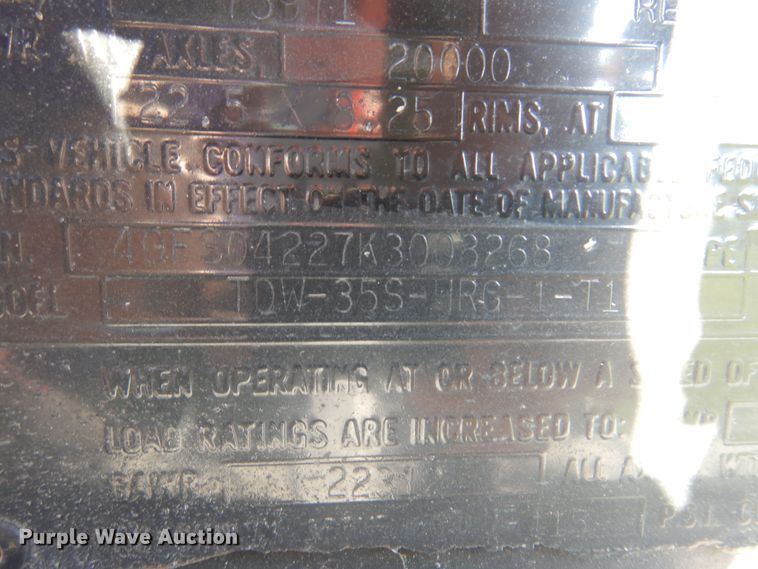 image for item DB7941 1989 Talbert TDW-35S-HRG-1-T1  lowboy equipment trailer