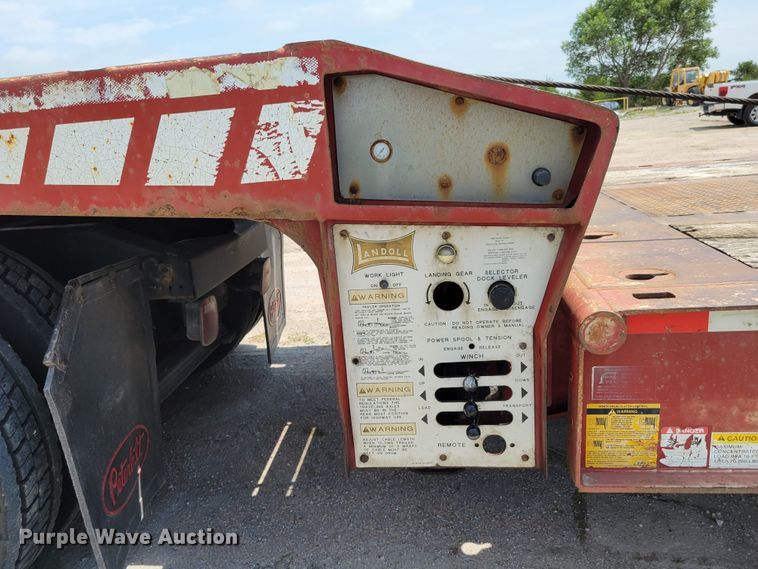 image for item DM2414 1998 Landoll Hauloll  tilt deck equipment trailer