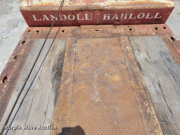 image for item DM2414 1998 Landoll Hauloll  tilt deck equipment trailer