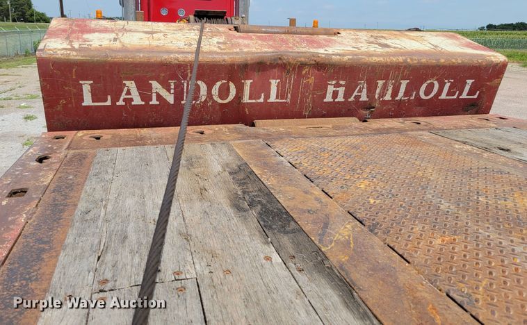 image for item DM2414 1998 Landoll Hauloll  tilt deck equipment trailer