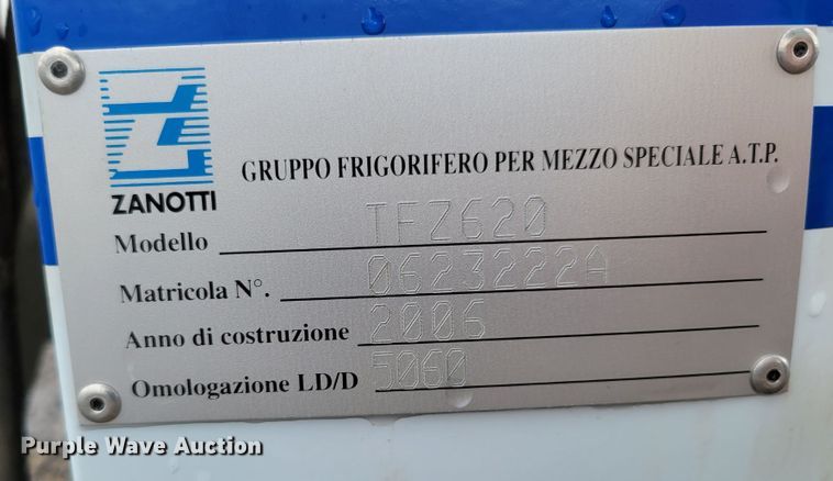 image for item DM2455 Zanotti TFZ620  refrigeration unit