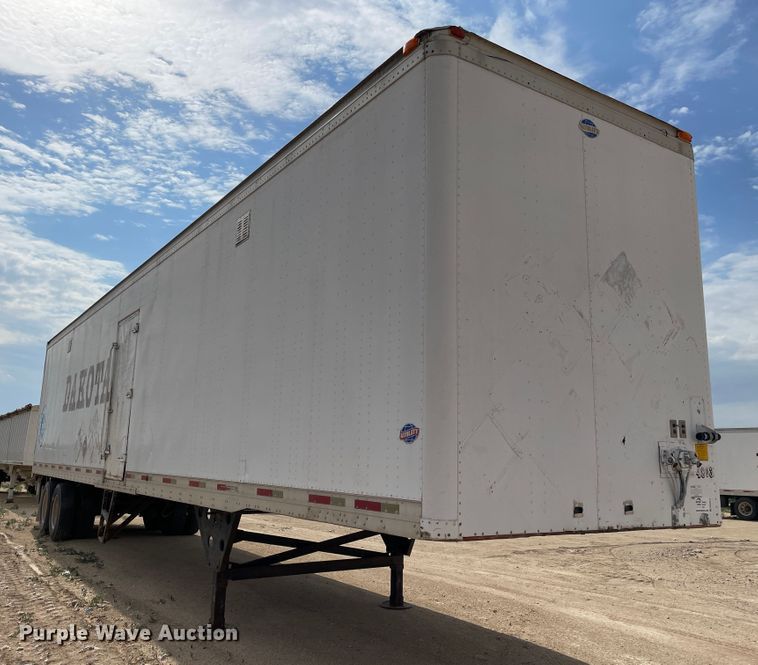 image for item DN5073 2000 Utility Trailer MFG VS2DC  dry van trailer