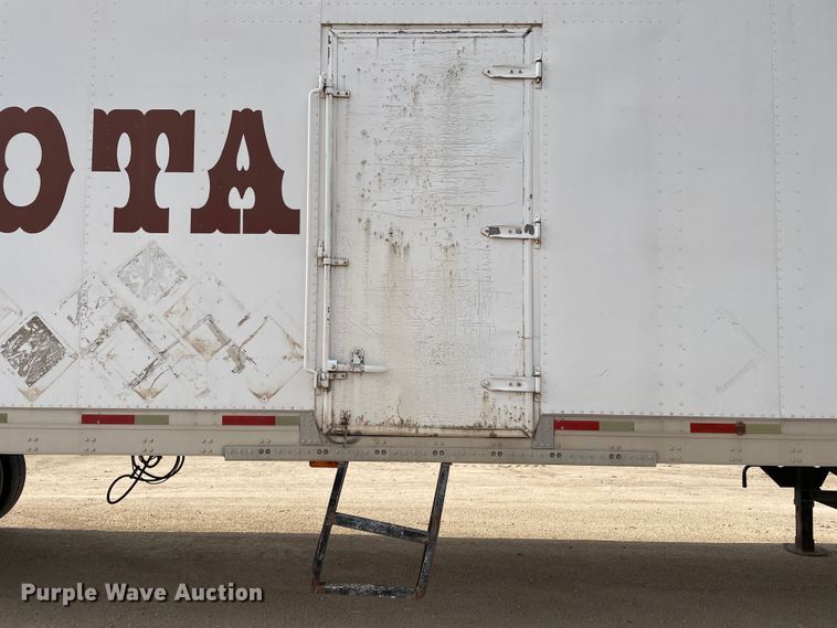 image for item DN5073 2000 Utility Trailer MFG VS2DC  dry van trailer