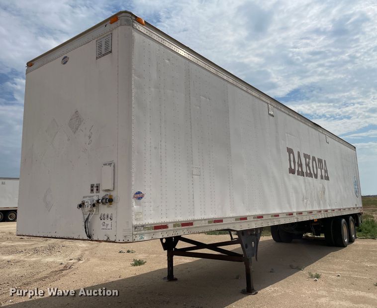 image for item DN5074 2000 Utility Trailer MFG  dry van trailer