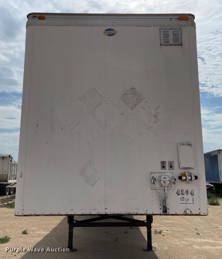 image for item DN5074 2000 Utility Trailer MFG  dry van trailer