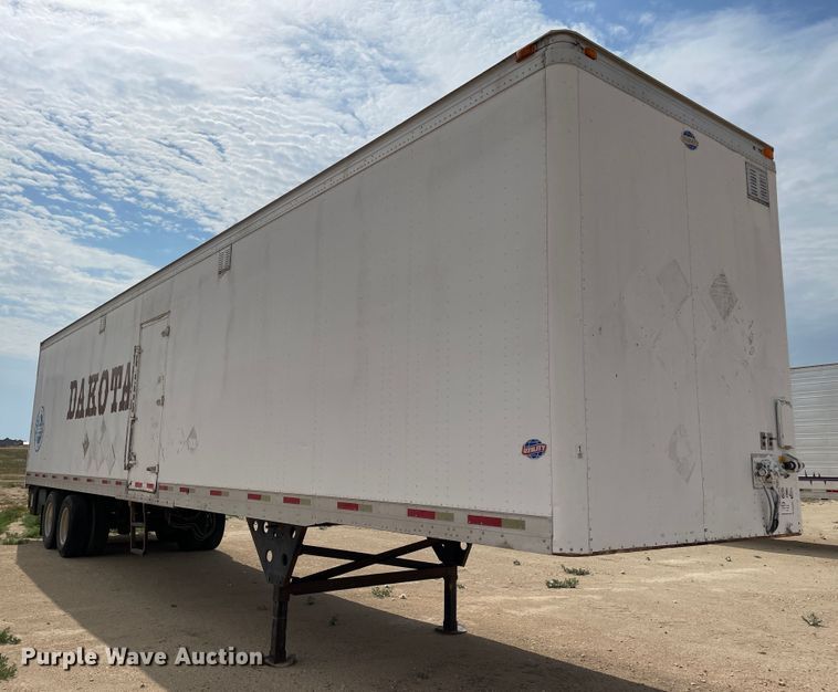 image for item DN5074 2000 Utility Trailer MFG  dry van trailer