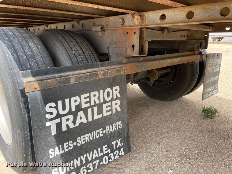 image for item DN5074 2000 Utility Trailer MFG  dry van trailer
