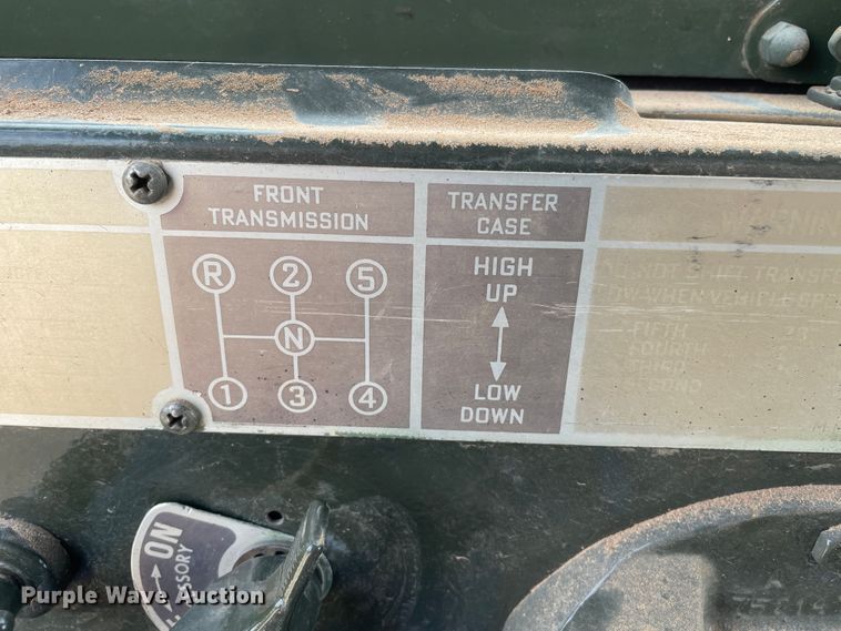 image for item DN5076 1971 Jeep M35A2  dump truck