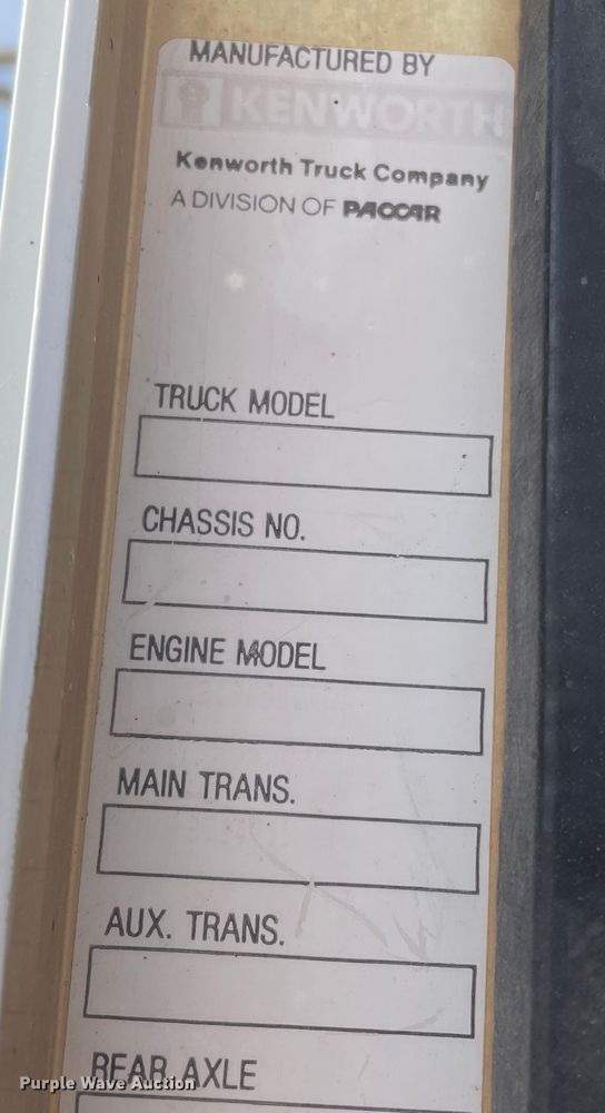 image for item DN5115 1992 Kenworth W900  semi truck
