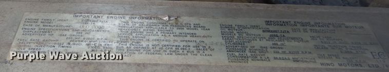 image for item DO1485 2007 Hino 258  rollback truck