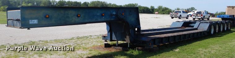 image for item DP4262 1976 Hyster  lowboy equipment trailer