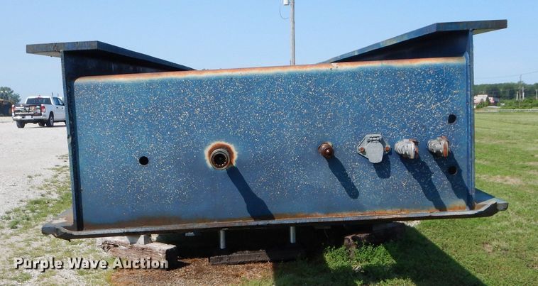 image for item DP4262 1976 Hyster  lowboy equipment trailer