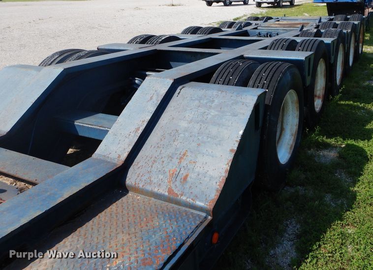 image for item DP4262 1976 Hyster  lowboy equipment trailer