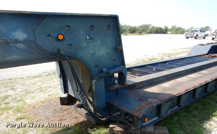 image for item DP4262 1976 Hyster  lowboy equipment trailer