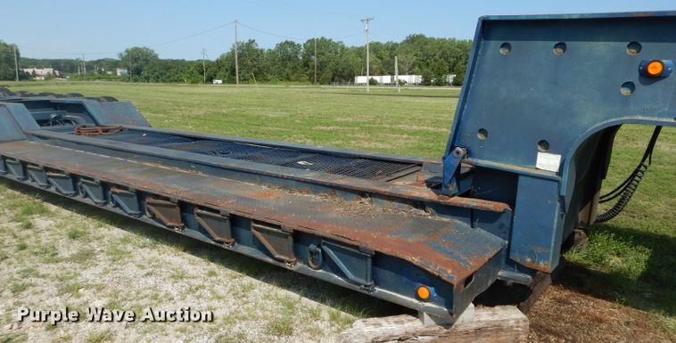 image for item DP4262 1976 Hyster  lowboy equipment trailer