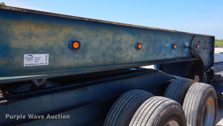 image for item DP4262 1976 Hyster  lowboy equipment trailer