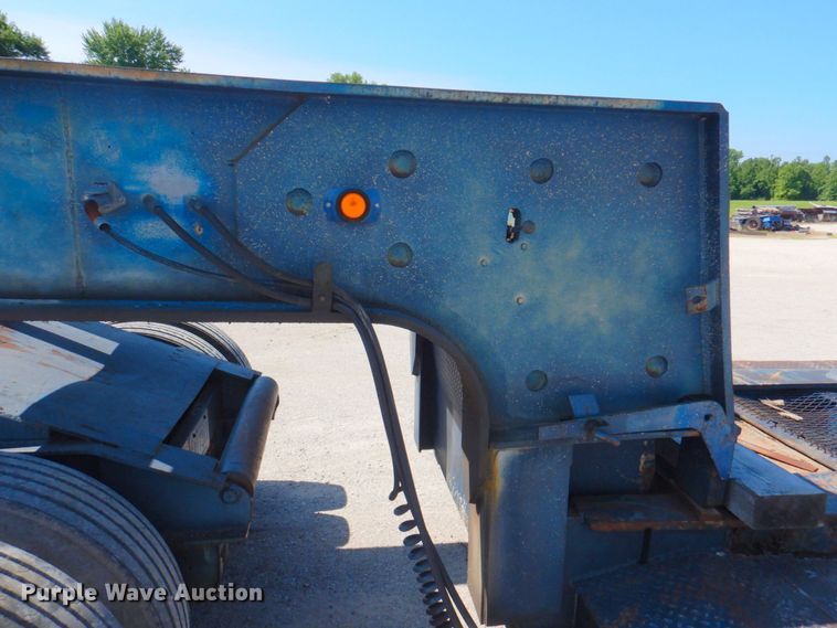 image for item DP4262 1976 Hyster  lowboy equipment trailer