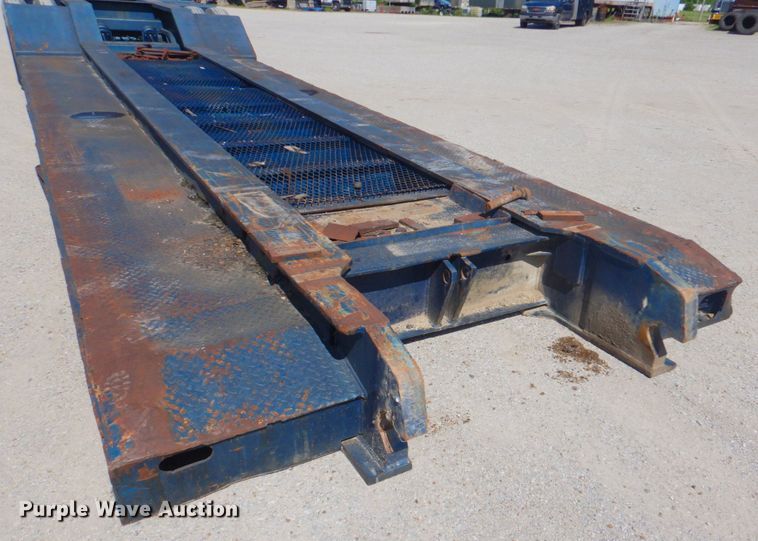 image for item DP4262 1976 Hyster  lowboy equipment trailer