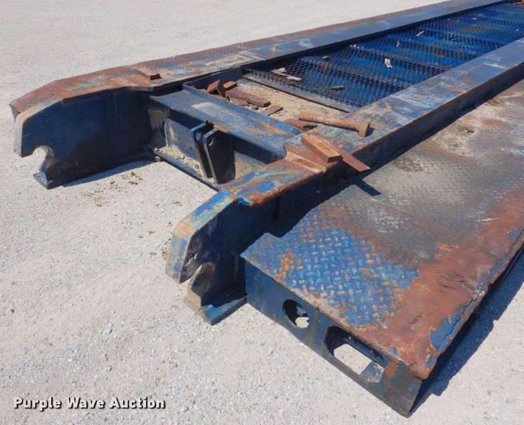 image for item DP4262 1976 Hyster  lowboy equipment trailer