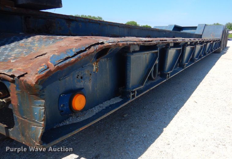 image for item DP4262 1976 Hyster  lowboy equipment trailer