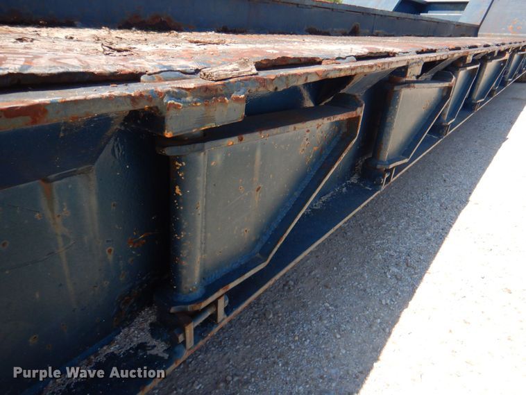 image for item DP4262 1976 Hyster  lowboy equipment trailer