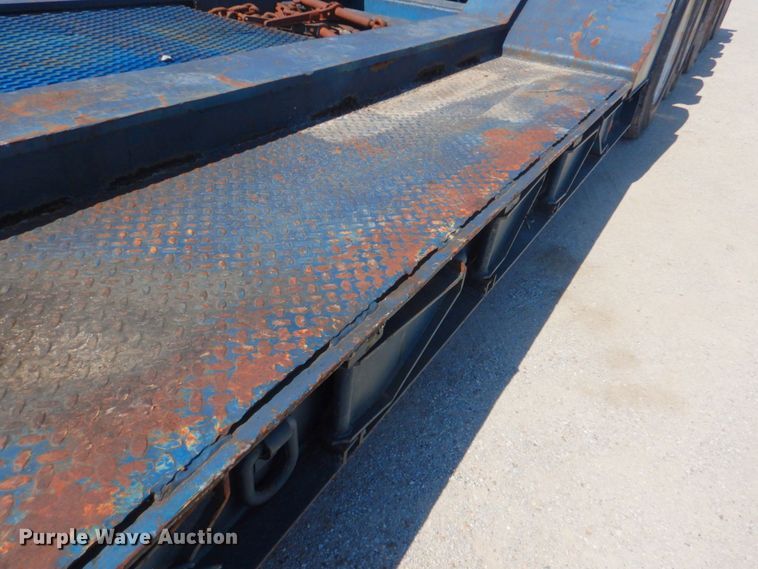 image for item DP4262 1976 Hyster  lowboy equipment trailer