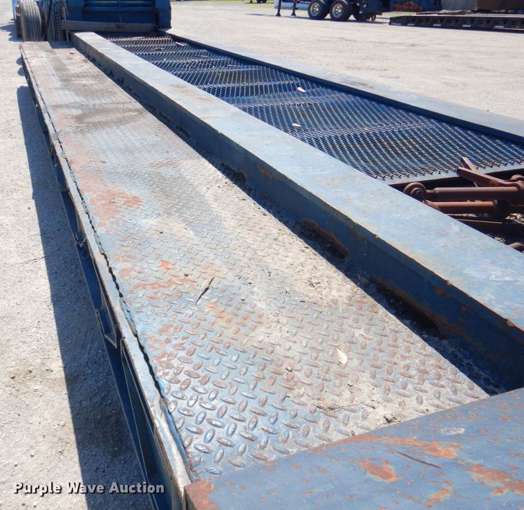 image for item DP4262 1976 Hyster  lowboy equipment trailer