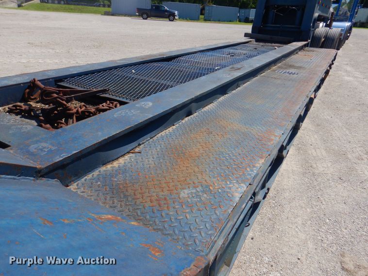 image for item DP4262 1976 Hyster  lowboy equipment trailer