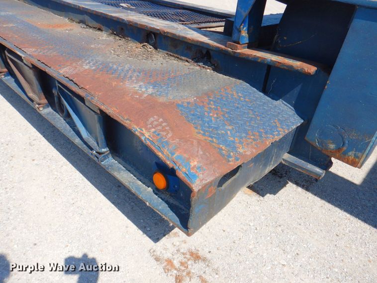 image for item DP4262 1976 Hyster  lowboy equipment trailer
