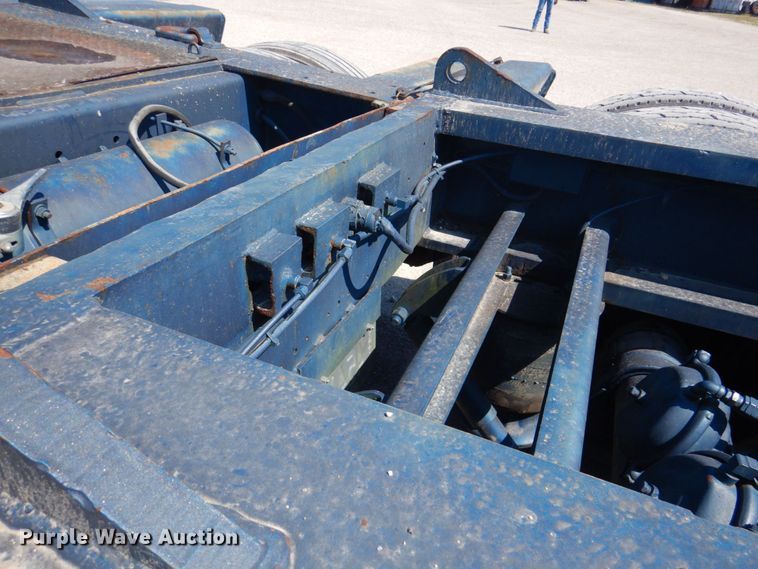 image for item DP4262 1976 Hyster  lowboy equipment trailer