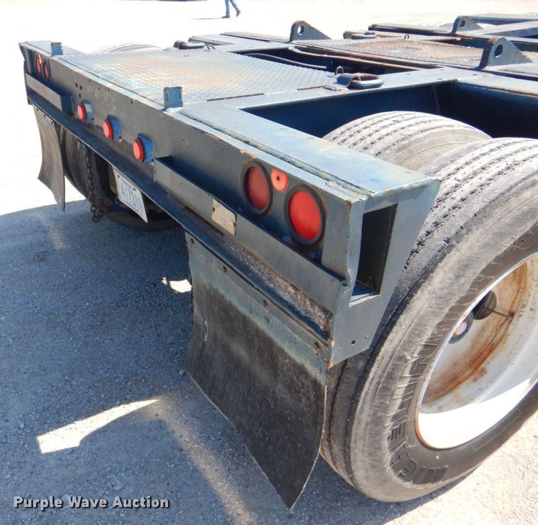 image for item DP4262 1976 Hyster  lowboy equipment trailer