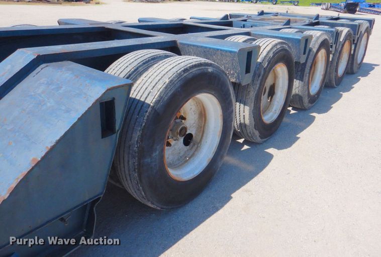 image for item DP4262 1976 Hyster  lowboy equipment trailer