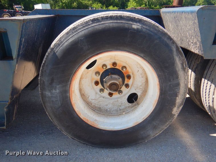 image for item DP4262 1976 Hyster  lowboy equipment trailer