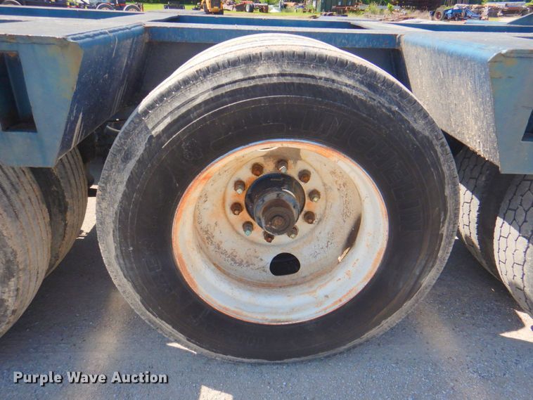 image for item DP4262 1976 Hyster  lowboy equipment trailer