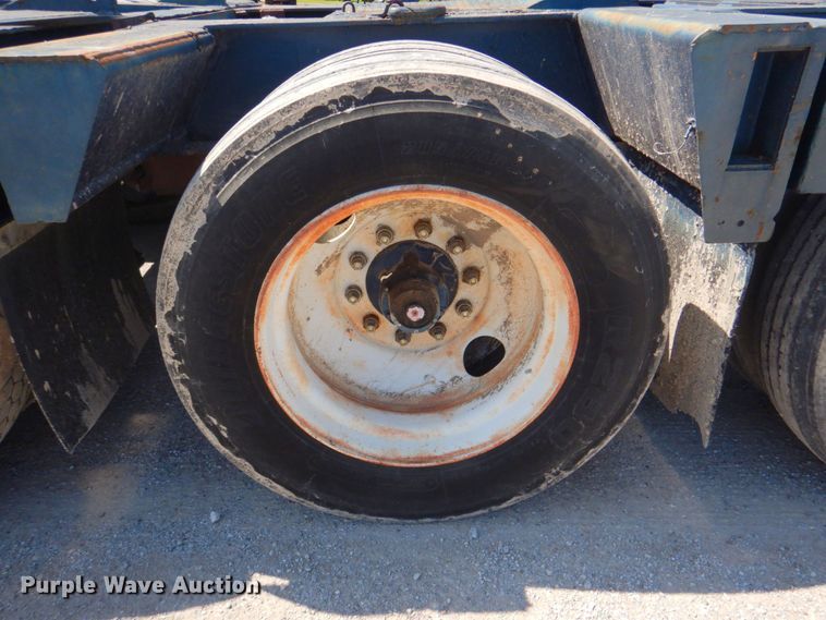 image for item DP4262 1976 Hyster  lowboy equipment trailer