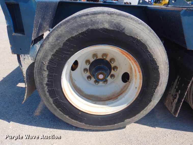 image for item DP4262 1976 Hyster  lowboy equipment trailer