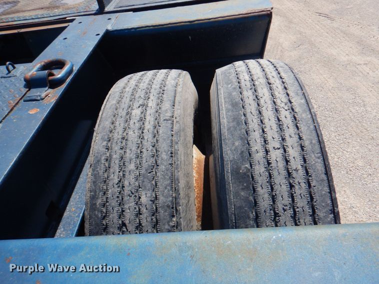 image for item DP4262 1976 Hyster  lowboy equipment trailer