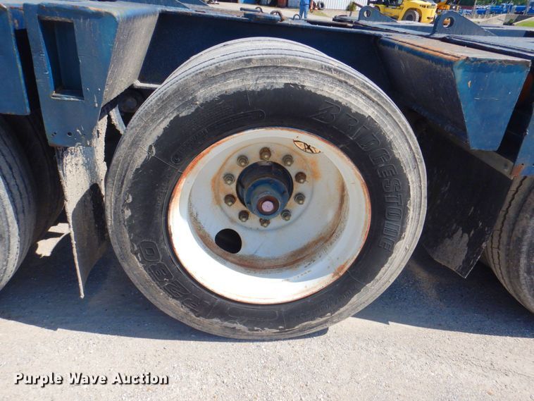 image for item DP4262 1976 Hyster  lowboy equipment trailer