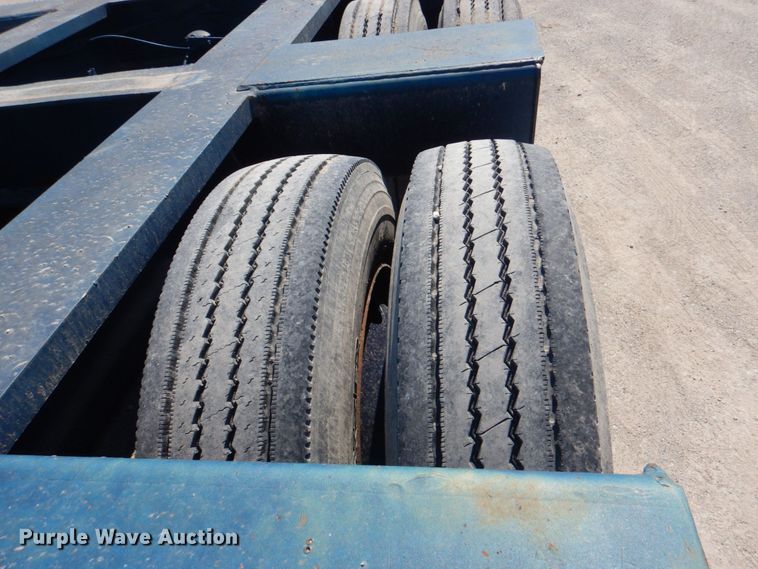 image for item DP4262 1976 Hyster  lowboy equipment trailer