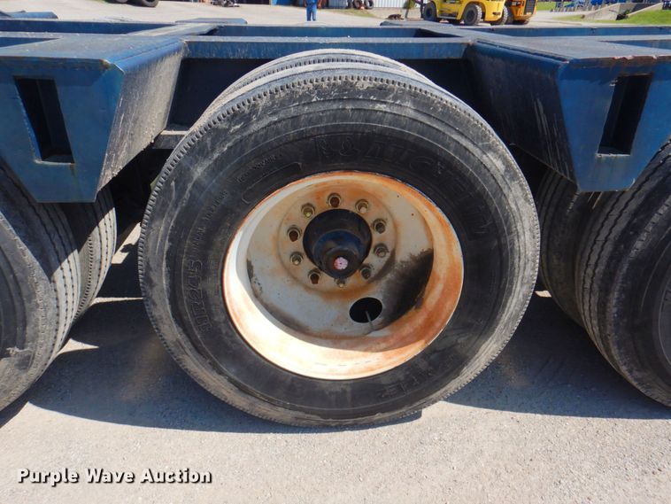 image for item DP4262 1976 Hyster  lowboy equipment trailer