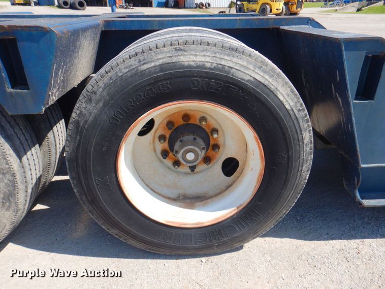 image for item DP4262 1976 Hyster  lowboy equipment trailer