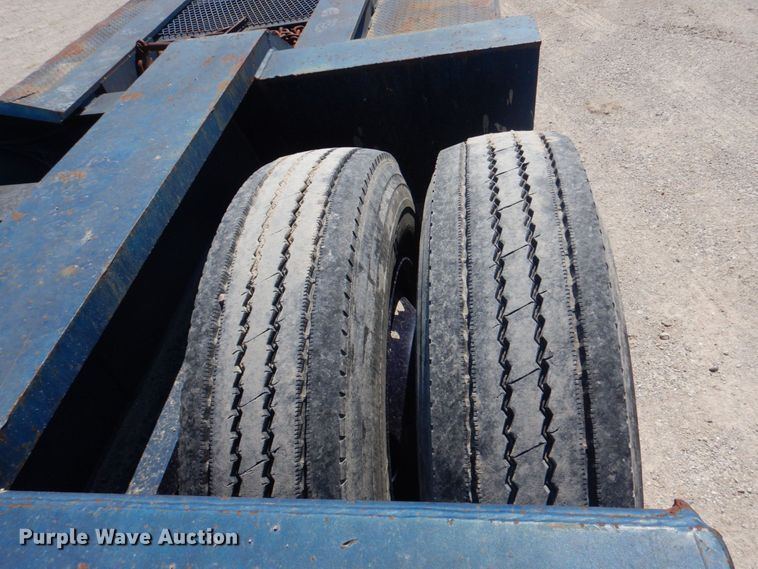 image for item DP4262 1976 Hyster  lowboy equipment trailer