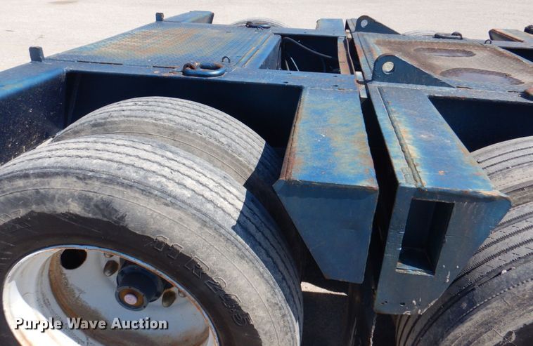 image for item DP4262 1976 Hyster  lowboy equipment trailer