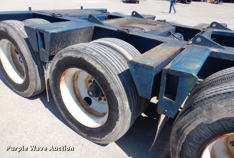 image for item DP4262 1976 Hyster  lowboy equipment trailer