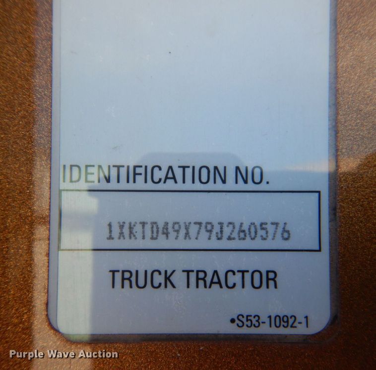 image for item DP5638 2009 Kenworth T2000  semi truck