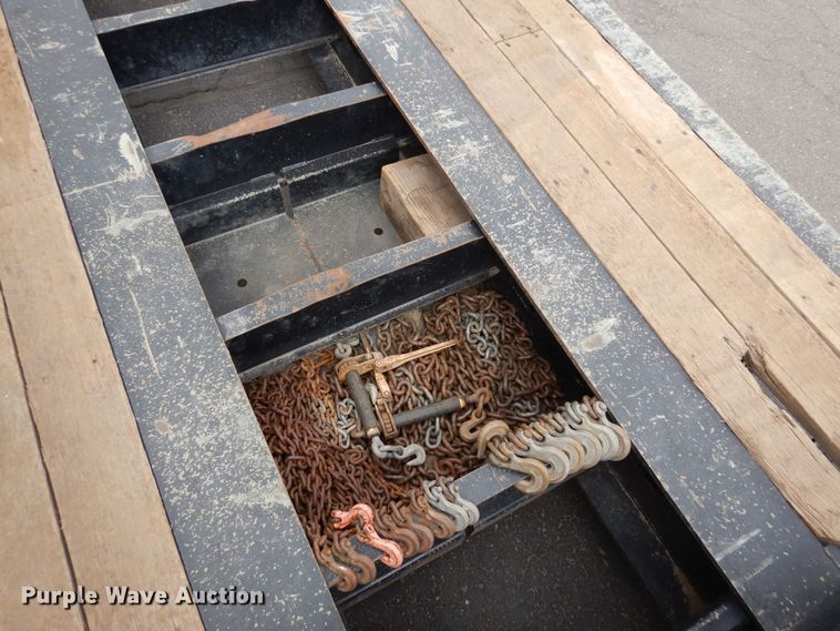 image for item DR1266 2019 Trail King TK110HDG  lowboy equipment trailer