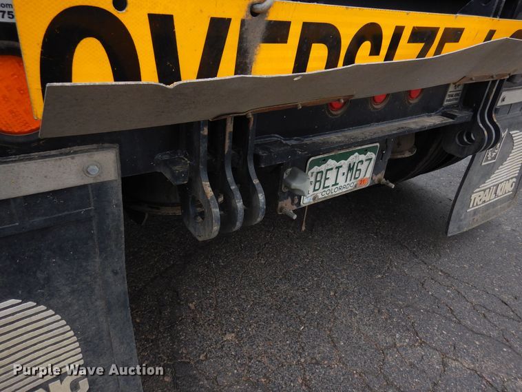 image for item DR1266 2019 Trail King TK110HDG  lowboy equipment trailer